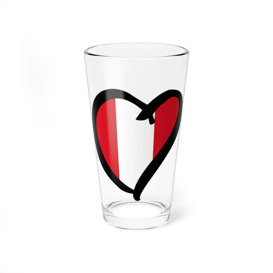 EuroPeruAnterior (Peru) Pint Glass 16oz 16oz - Go Mug Yourself