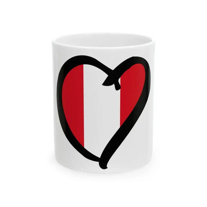 EuroPeruAnterior (Peru) White Coffee Mug 11oz - Go Mug Yourself