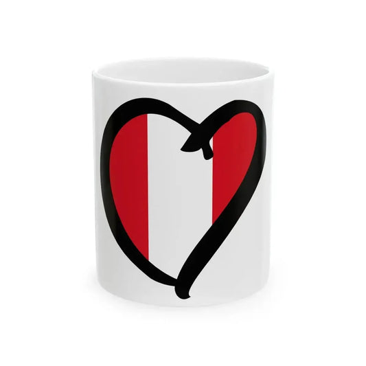 EuroPeruAnterior (Peru) White Coffee Mug 11oz - Go Mug Yourself