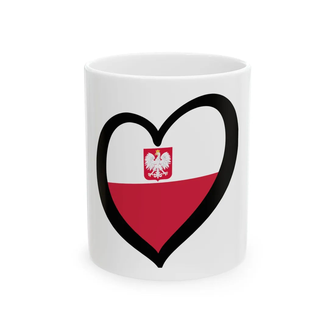 EuroPolonia state (Poland) White Coffee Mug 11oz - Go Mug Yourself