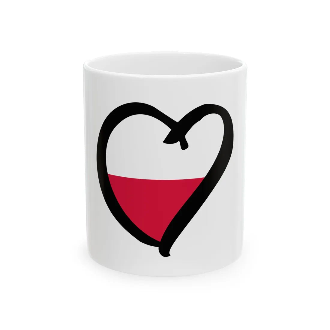 EuroPoloniaAnterior (Poland) White Coffee Mug 11oz - Go Mug Yourself