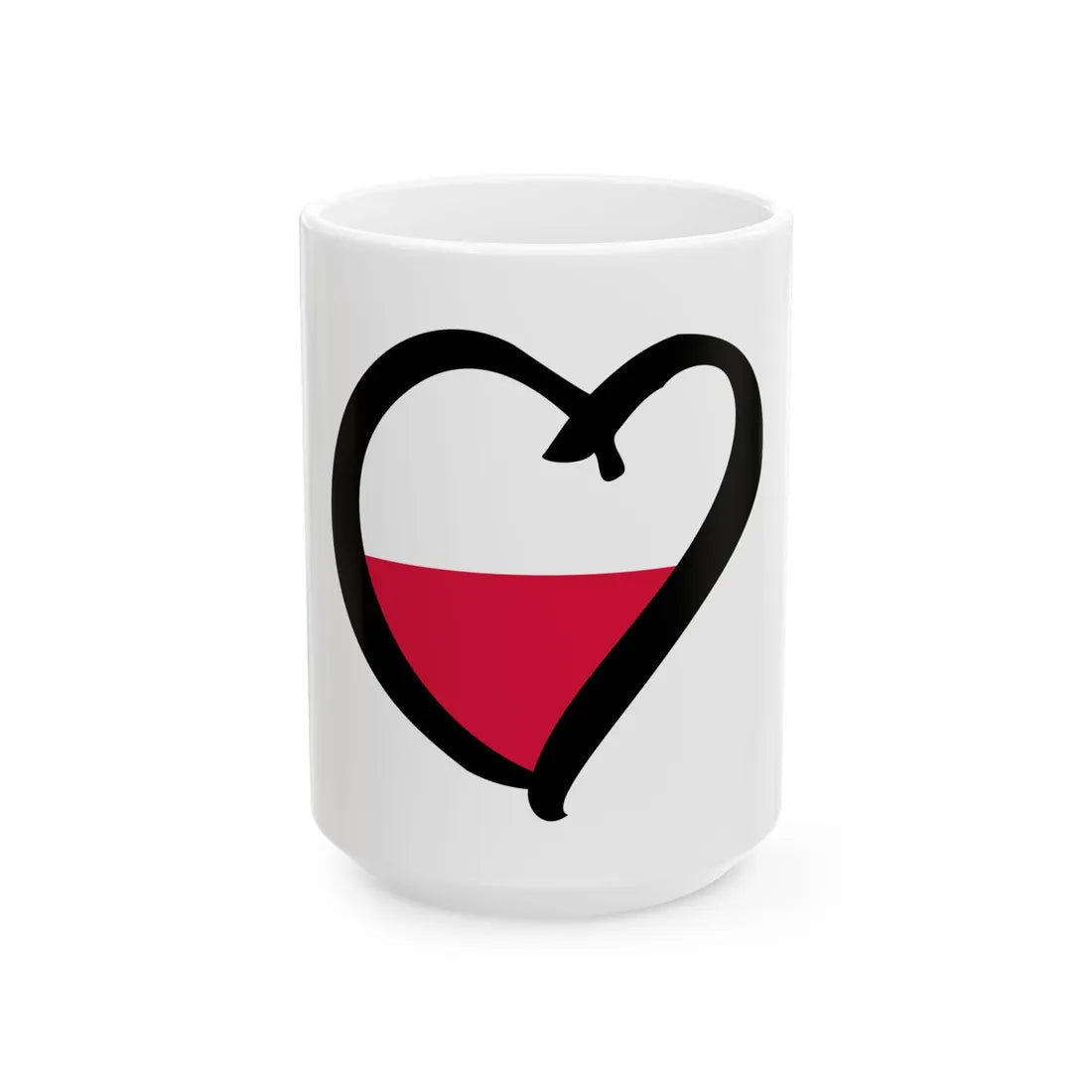 EuroPoloniaAnterior (Poland) White Coffee Mug 15oz - Go Mug Yourself