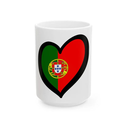 EuroPortugal (Portugal) White Coffee Mug 15oz - Go Mug Yourself