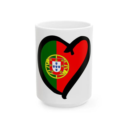 EuroPortugalAnterior (Portugal) White Coffee Mug 15oz - Go Mug Yourself