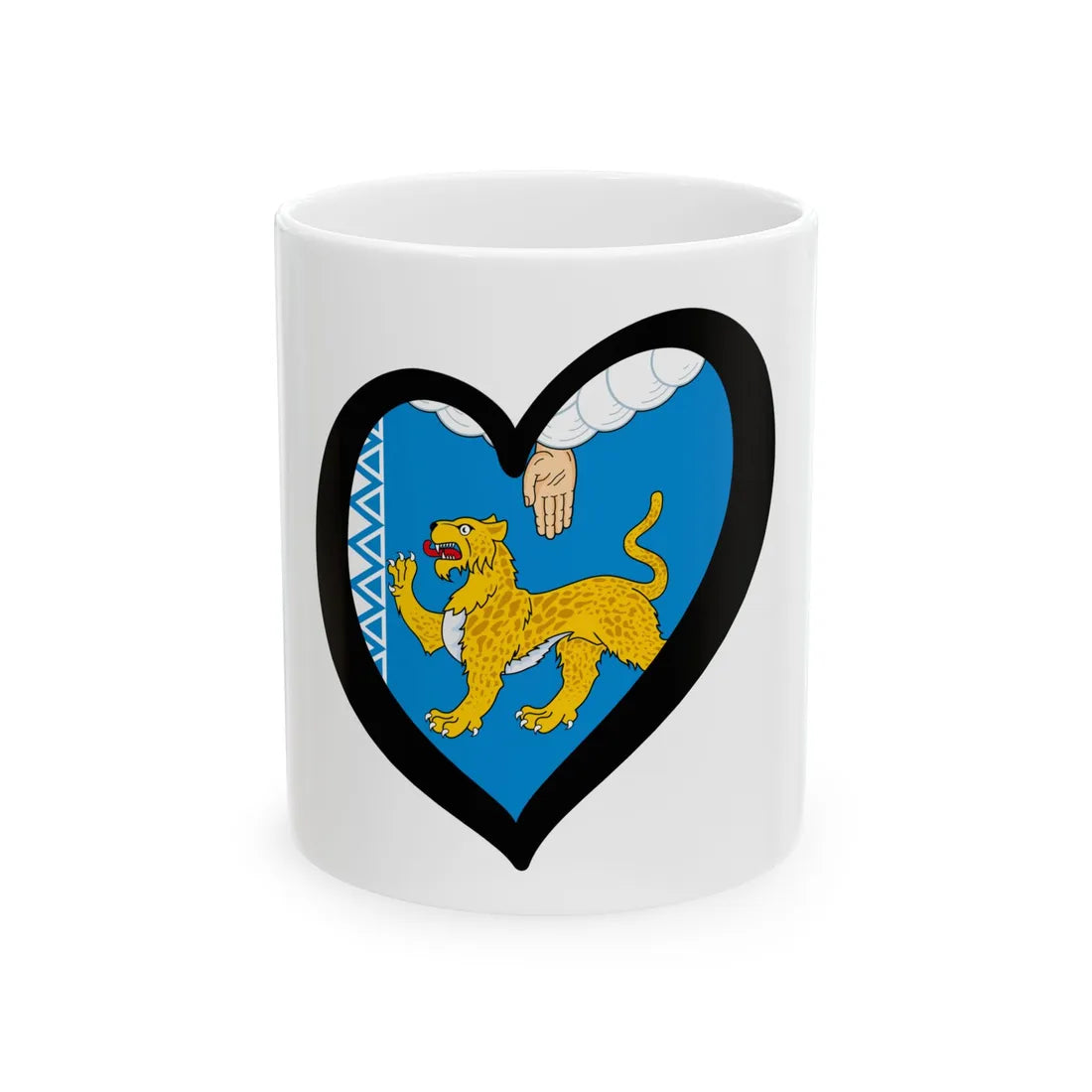 EuroPskov (Russia) White Coffee Mug 11oz - Go Mug Yourself