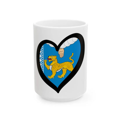 EuroPskov (Russia) White Coffee Mug 15oz - Go Mug Yourself