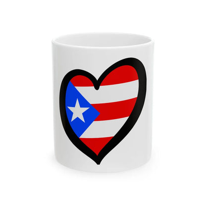 EuroPuerto Rico (United States) White Coffee Mug 11oz - Go Mug Yourself