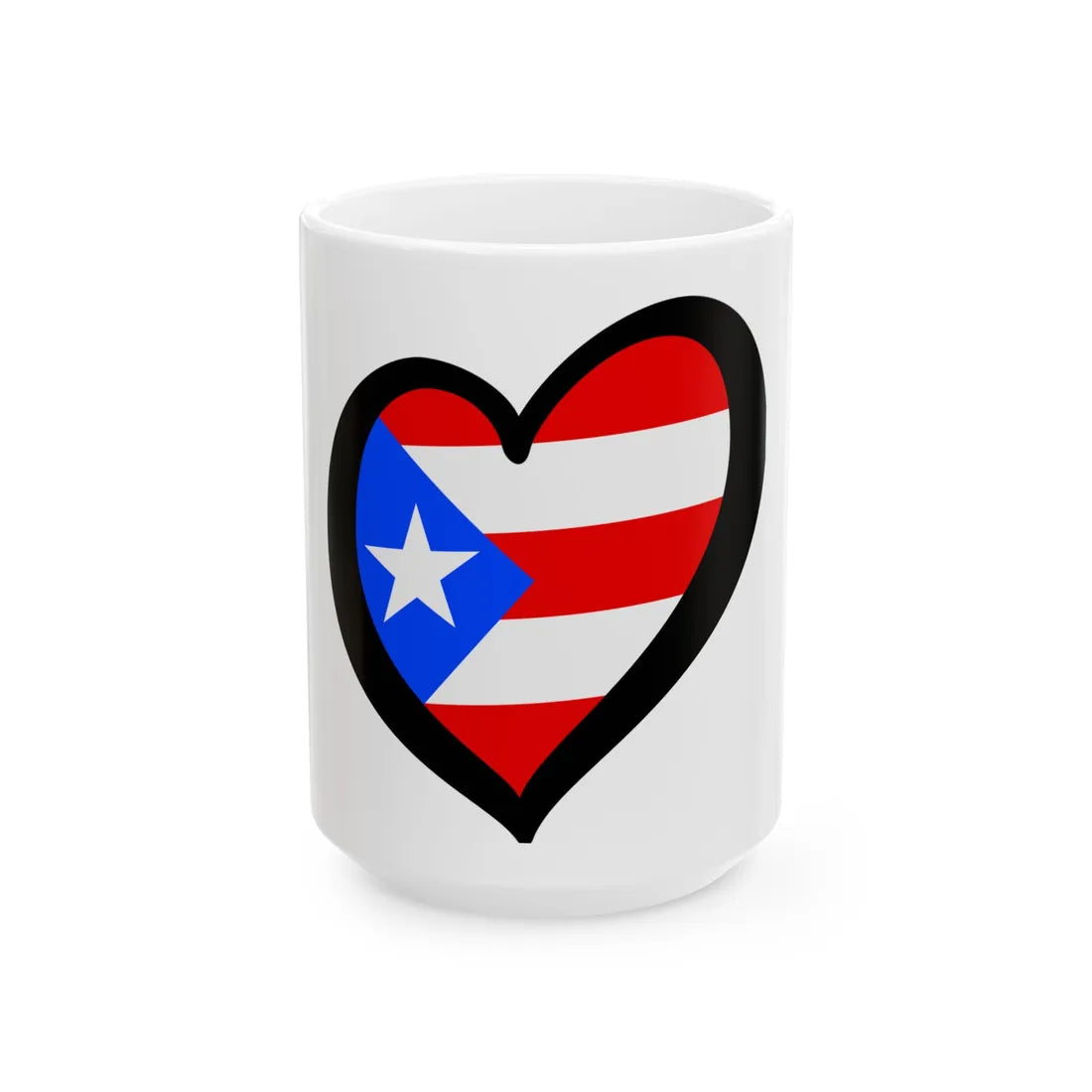 EuroPuerto Rico (United States) White Coffee Mug 15oz - Go Mug Yourself