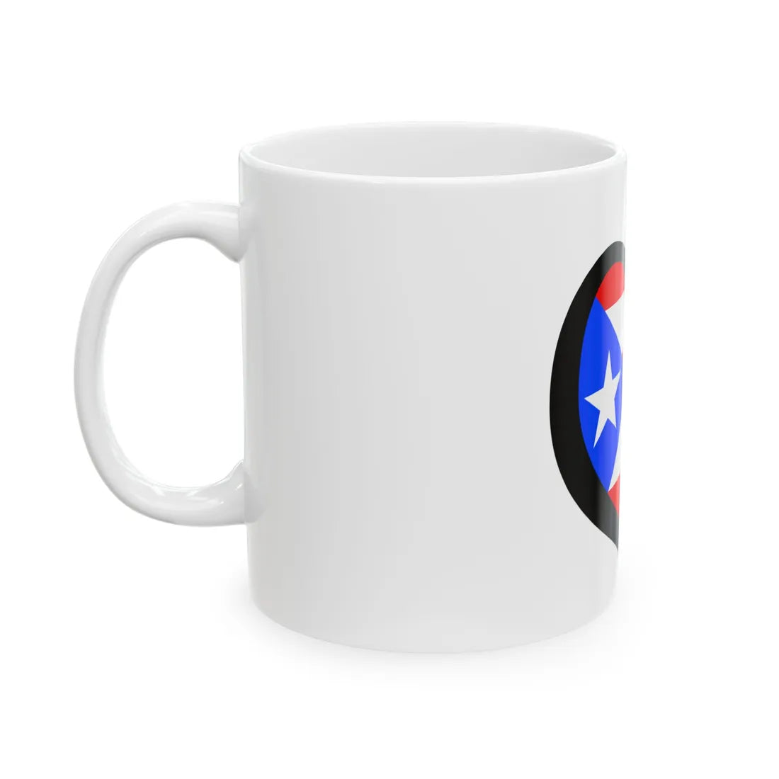 EuroPuerto Rico (United States) White Coffee Mug - Go Mug Yourself