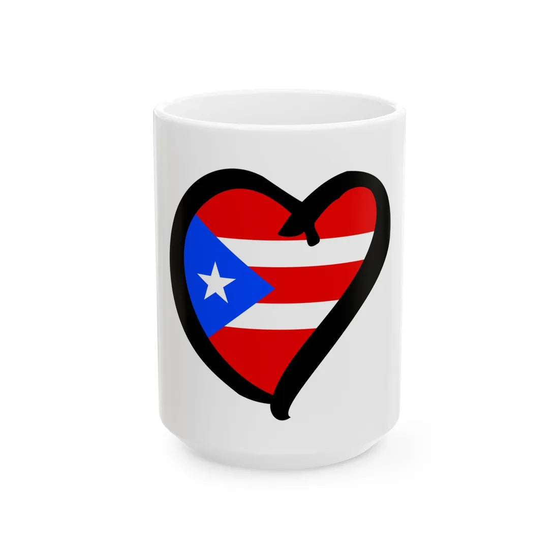 EuroPuerto RicoAnterior (United States) White Coffee Mug 15oz - Go Mug Yourself