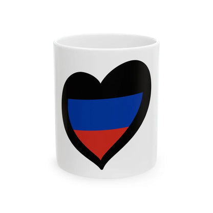 EuroRepublica Popular de Donetsk (Russia) White Coffee Mug 11oz - Go Mug Yourself