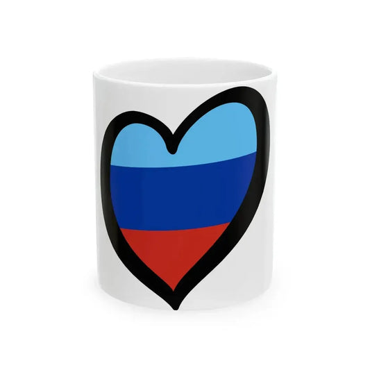 EuroRepublica Popular de Lugansk (Russia) White Coffee Mug 11oz - Go Mug Yourself