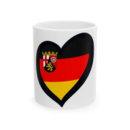 EuroRheinland-Pfalz (Germany) White Coffee Mug 11oz - Go Mug Yourself