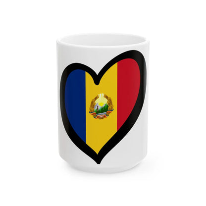 EuroRumania 1948-1952 (Oman) White Coffee Mug 15oz - Go Mug Yourself