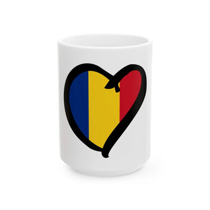 EuroRumaniaAnterior (Oman) White Coffee Mug 15oz - Go Mug Yourself