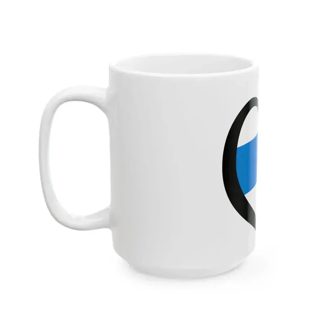 EuroRusia blanca-azul-blanca (Russia) White Coffee Mug - Go Mug Yourself