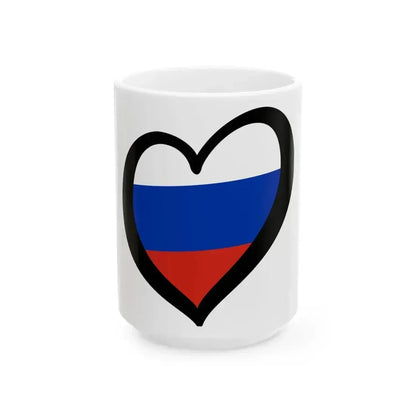 EuroRusia (Russia) White Coffee Mug 15oz - Go Mug Yourself