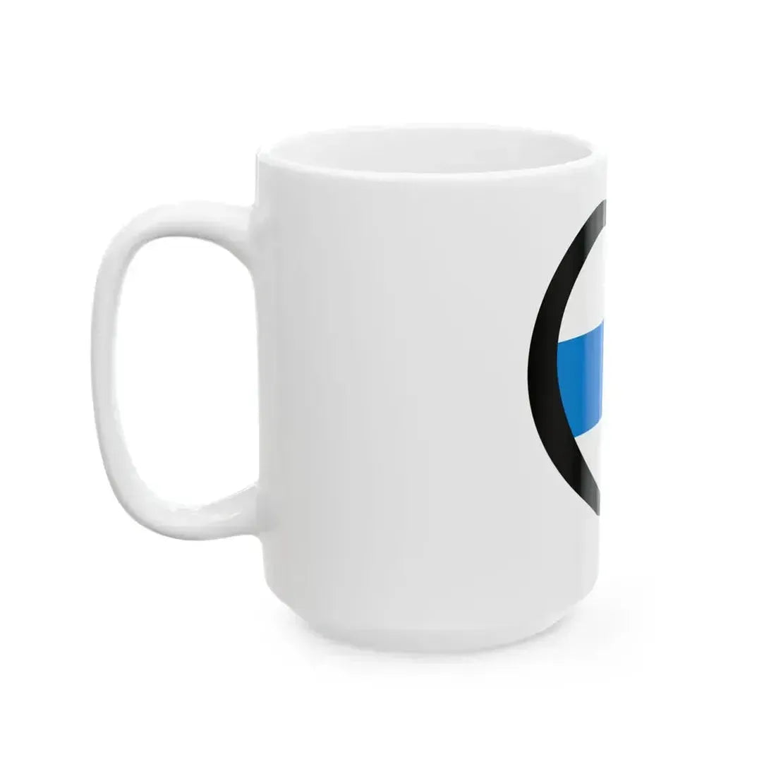 EuroRusiaAnterior blanca-azul-blanca (Russia) White Coffee Mug - Go Mug Yourself