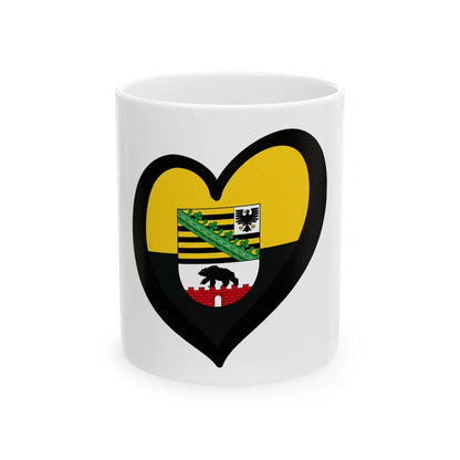 EuroSachsen-Anhalt (Germany) White Coffee Mug 11oz - Go Mug Yourself
