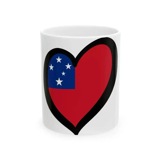 EuroSamoa (Samoa) White Coffee Mug 11oz - Go Mug Yourself