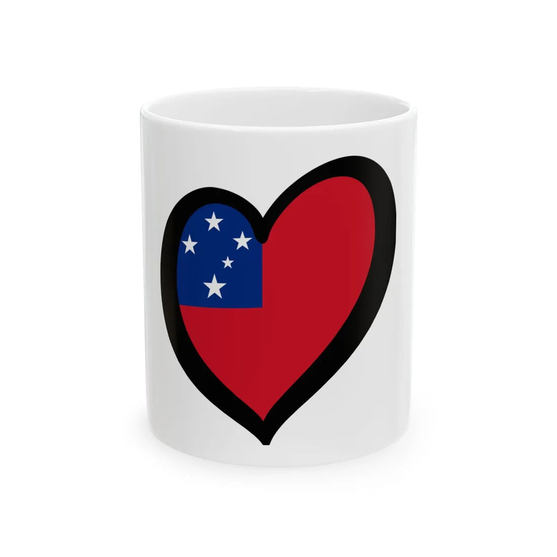 EuroSamoa (Samoa) White Coffee Mug 11oz - Go Mug Yourself