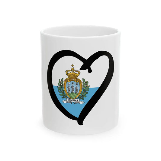 EuroSan MarinoAnterior (San Marino) White Coffee Mug 11oz - Go Mug Yourself
