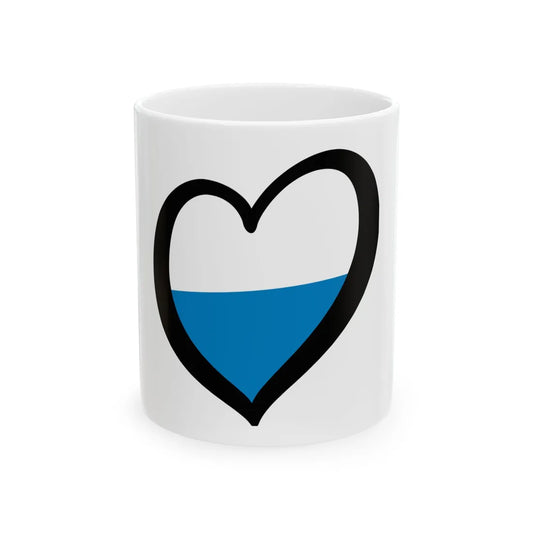 EuroSan MarinoCivil pre-2011 (San Marino) White Coffee Mug 11oz - Go Mug Yourself