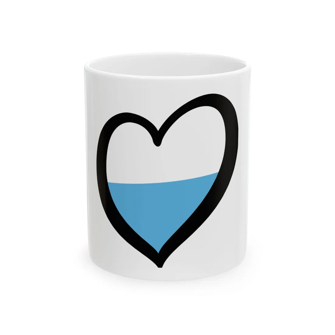EuroSan MarinoCivil (San Marino) White Coffee Mug 11oz - Go Mug Yourself