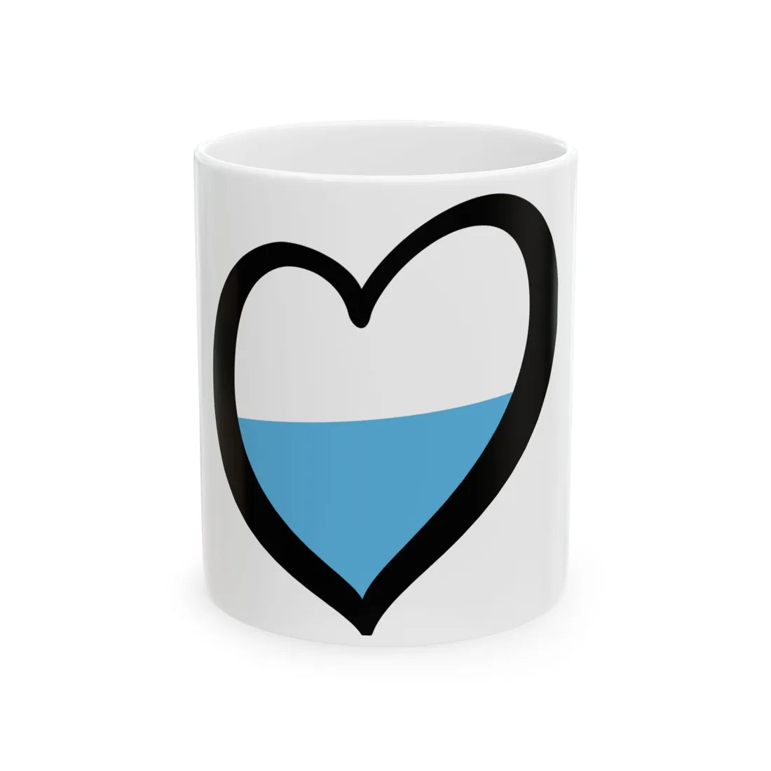 EuroSan MarinoCivil (San Marino) White Coffee Mug 11oz - Go Mug Yourself