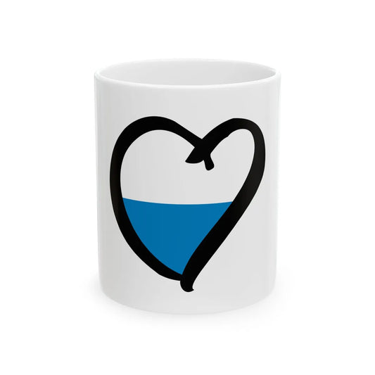 EuroSan MarinoCivilAnterior pre-2011 (San Marino) White Coffee Mug 11oz - Go Mug Yourself