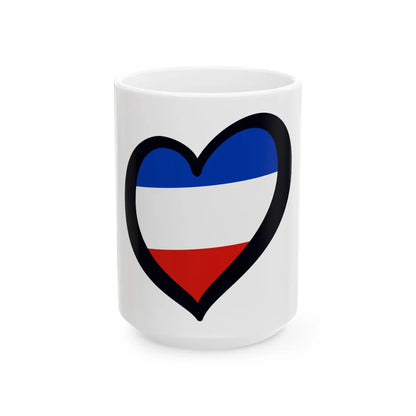 EuroSchleswig-Holstein (Germany) White Coffee Mug 15oz - Go Mug Yourself