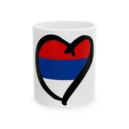 EuroSerbiaAnterior 1992-2004 (Serbia) White Coffee Mug 11oz - Go Mug Yourself