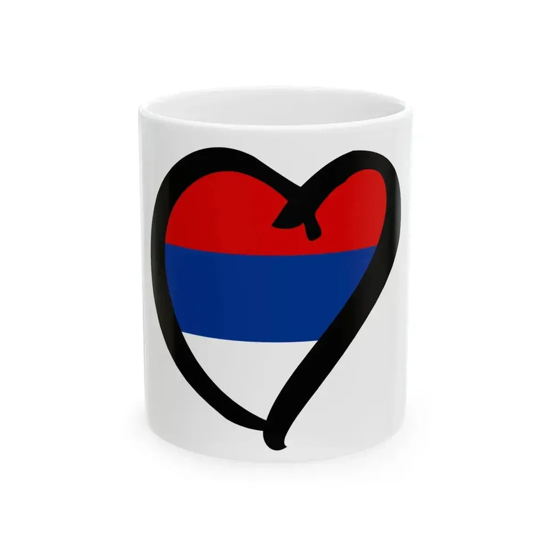 EuroSerbiaAnterior 1992-2004 (Serbia) White Coffee Mug 11oz - Go Mug Yourself