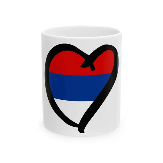 EuroSerbiaAnterior 1992-2004 (Serbia) White Coffee Mug 11oz - Go Mug Yourself