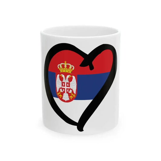 EuroSerbiaAnterior 2004-2010 (Serbia) White Coffee Mug 11oz - Go Mug Yourself