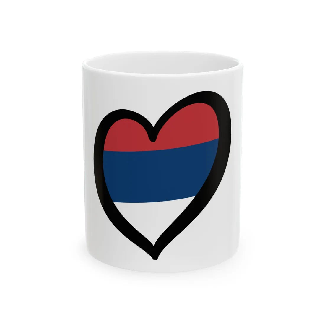 EuroSerbiaCivil (Serbia) White Coffee Mug 11oz - Go Mug Yourself