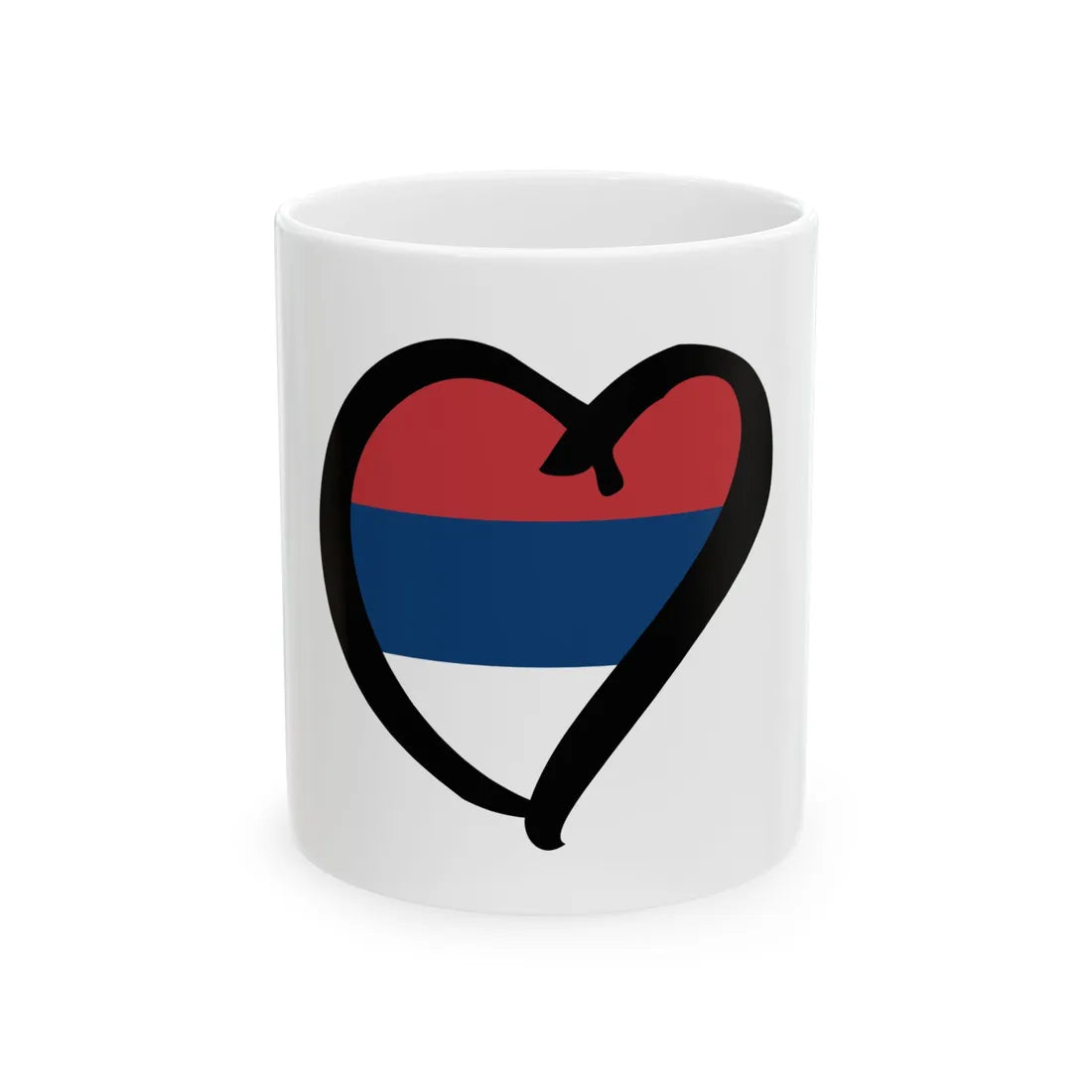 EuroSerbiaCivilAnterior (Serbia) White Coffee Mug 11oz - Go Mug Yourself