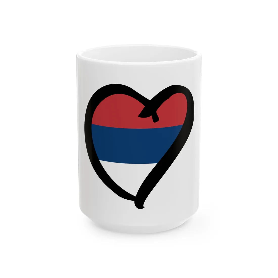 EuroSerbiaCivilAnterior (Serbia) White Coffee Mug 15oz - Go Mug Yourself