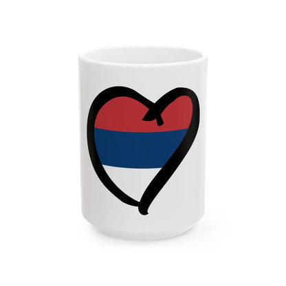 EuroSerbiaCivilAnterior (Serbia) White Coffee Mug 15oz - Go Mug Yourself