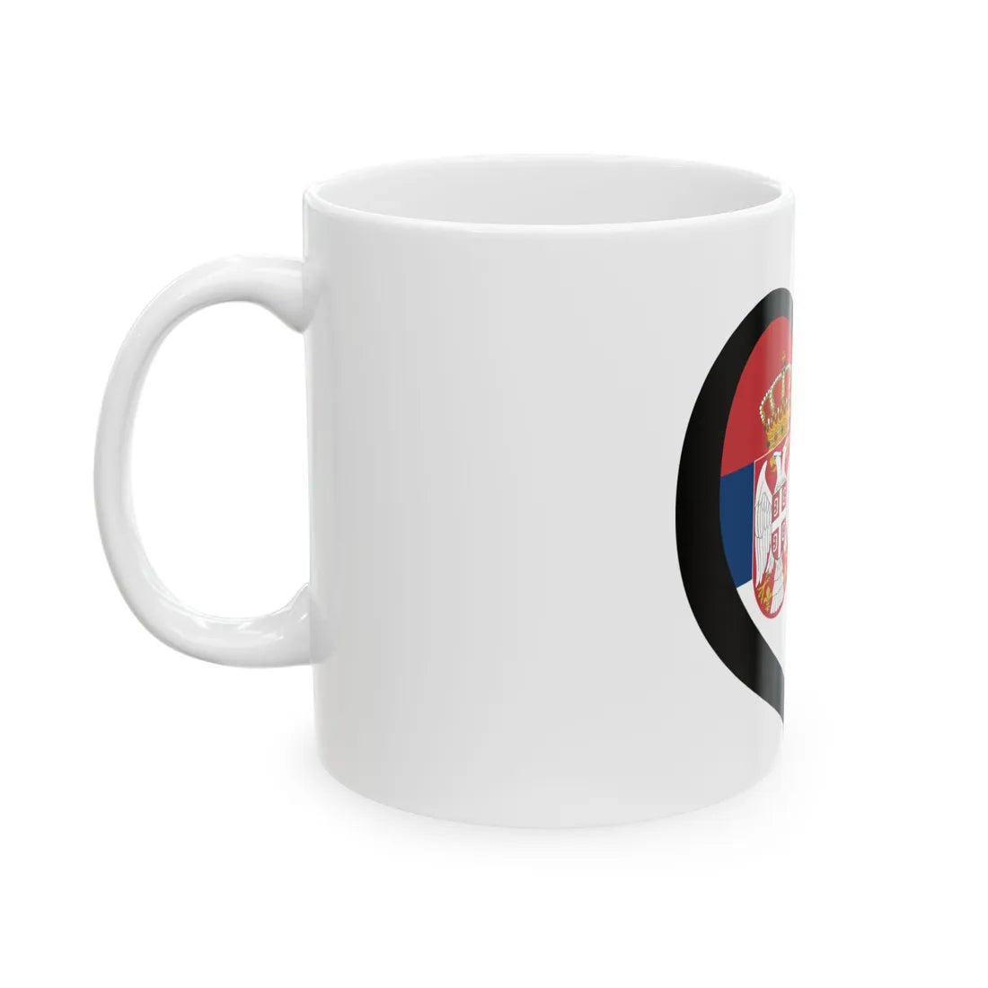 EuroServia (Serbia) White Coffee Mug - Go Mug Yourself