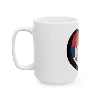 EuroServia (Serbia) White Coffee Mug - Go Mug Yourself