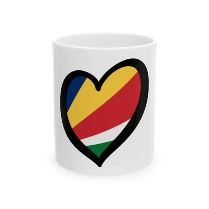 EuroSeychelles (Seychelles) White Coffee Mug 11oz - Go Mug Yourself
