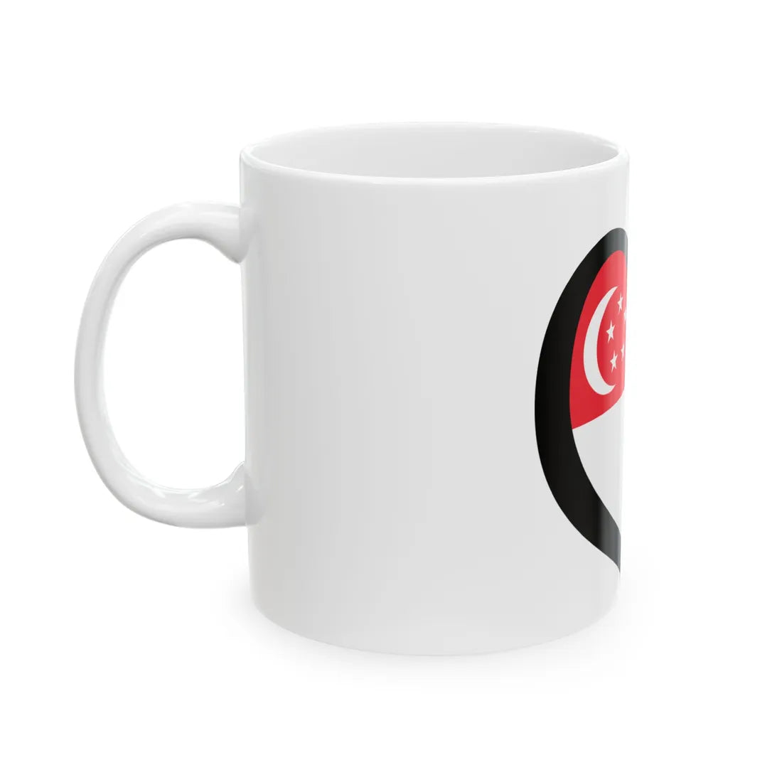 EuroSingapur (Singapore) White Coffee Mug - Go Mug Yourself