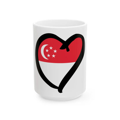 EuroSingapurAnterior (Singapore) White Coffee Mug 15oz - Go Mug Yourself