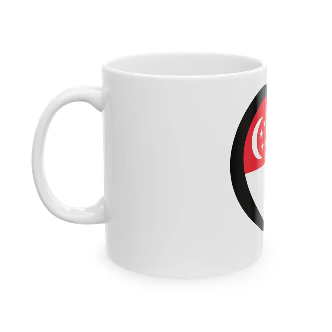 EuroSingapurAnterior (Singapore) White Coffee Mug - Go Mug Yourself