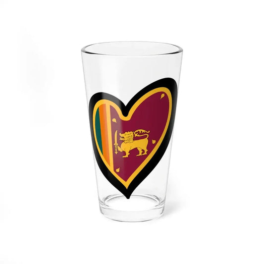EuroSri Lanka (Sri Lanka) Pint Glass 16oz 16oz - Go Mug Yourself