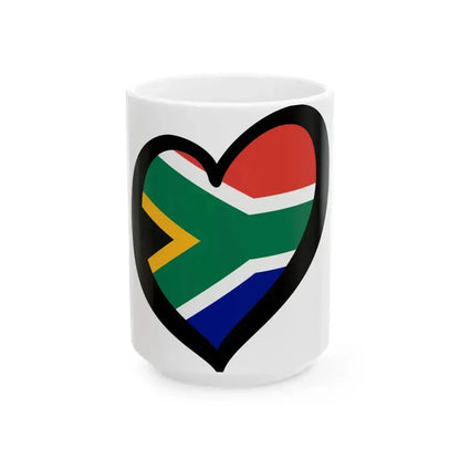 EuroSudafrica (South Africa) White Coffee Mug 15oz - Go Mug Yourself
