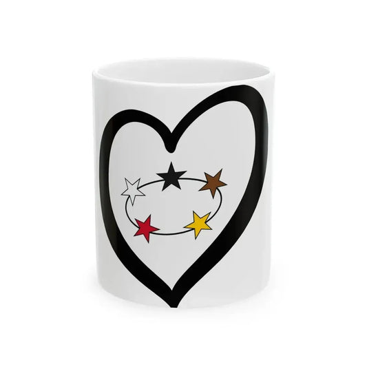 EuroSurinam 1959-1975 (Netherlands) White Coffee Mug 11oz - Go Mug Yourself