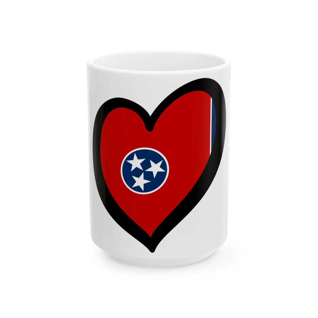 EuroTennessee (United States) White Coffee Mug 15oz - Go Mug Yourself