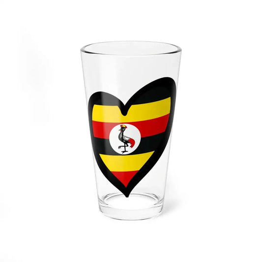 EuroUganda (Uganda) Pint Glass 16oz 16oz - Go Mug Yourself